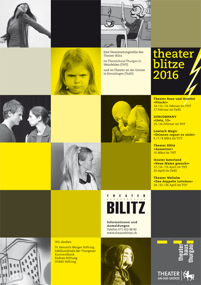 Theaterblitze 2016 Plakat